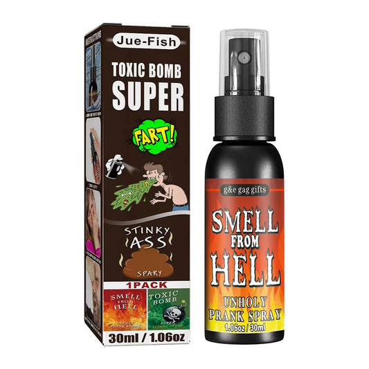 Liquid Fart Gag Prank Joke Spray Can Stink Bomb Smelly Stinky Gags 30ML Fart Spray Extra Strong Stink Prank Novel Funny Toys