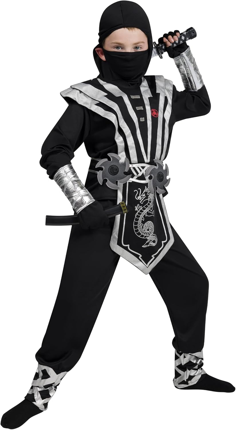 Halloween Costume for Kids, Boys & Toddlers - Ninja Accessories Set for Dressup Party
