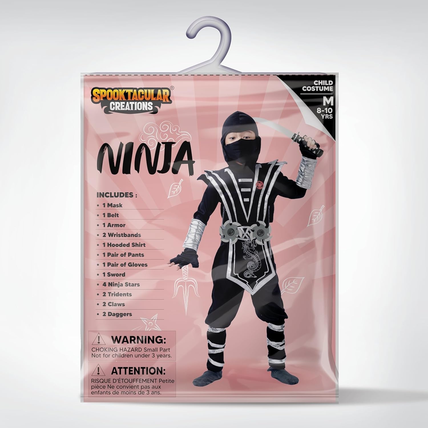 Halloween Costume for Kids, Boys & Toddlers - Ninja Accessories Set for Dressup Party