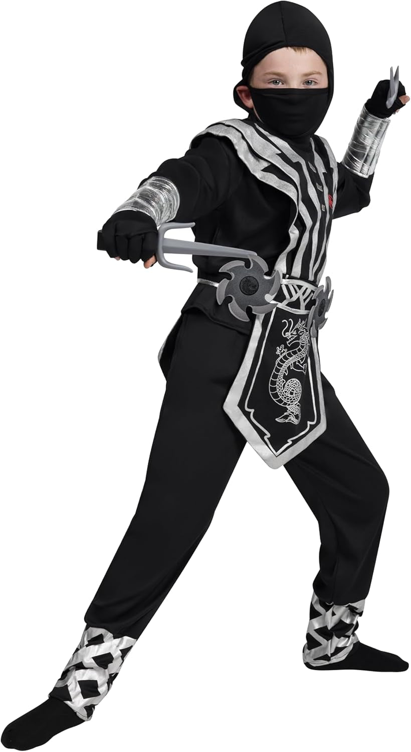 Halloween Costume for Kids, Boys & Toddlers - Ninja Accessories Set for Dressup Party