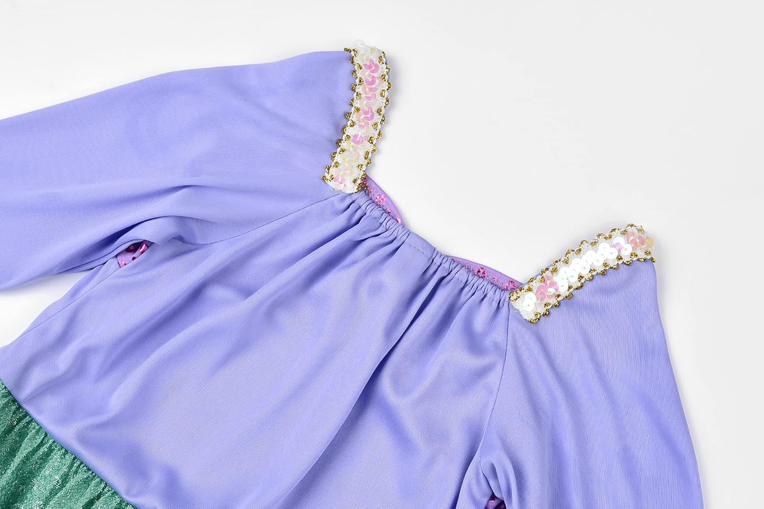 Little Girls Dress Sequins Mermaid Costume