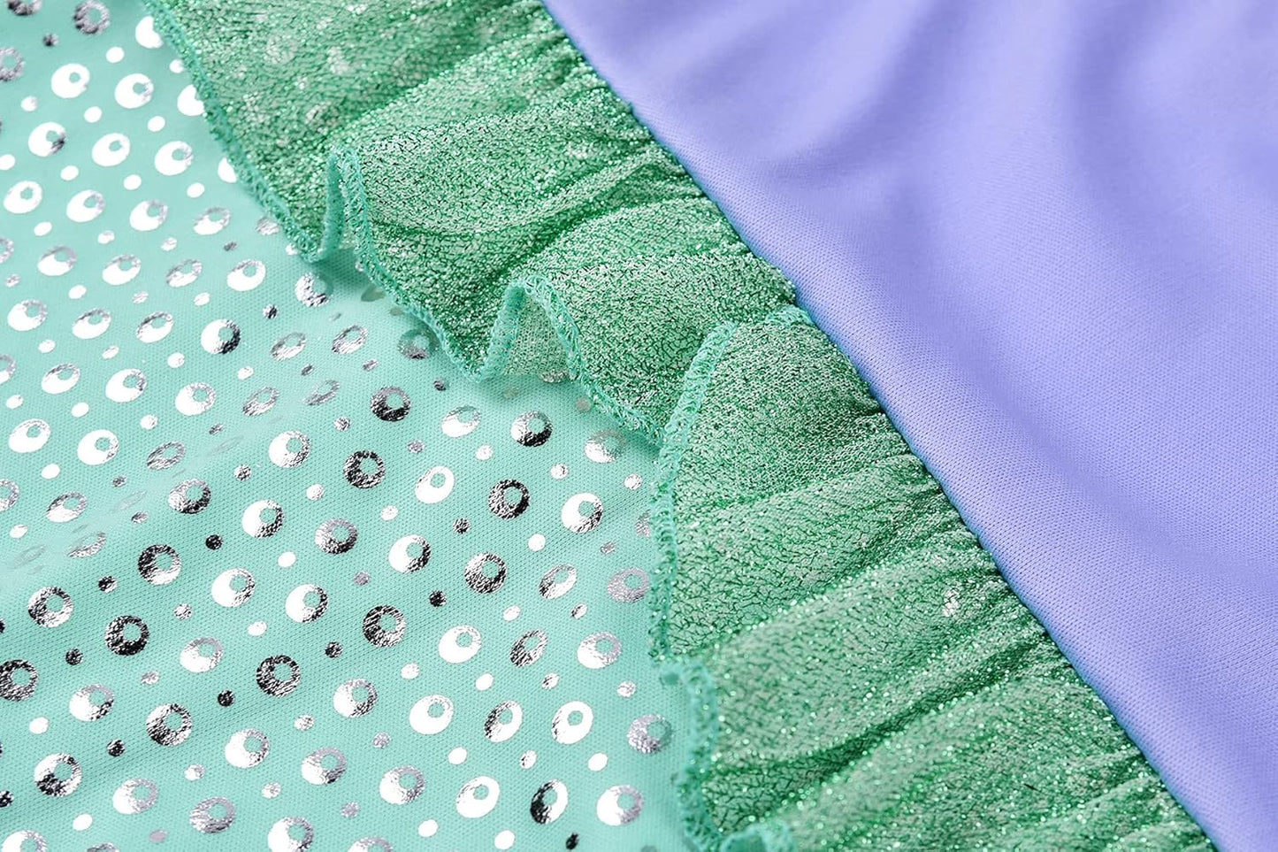 Little Girls Dress Sequins Mermaid Costume